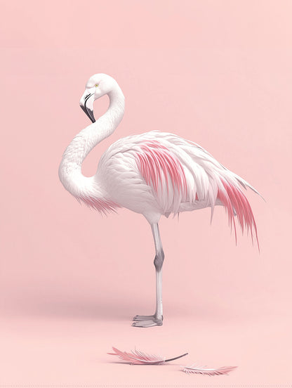 Pretty in Pink | Flamingo Wall Art | Limited Edition | Wallimals