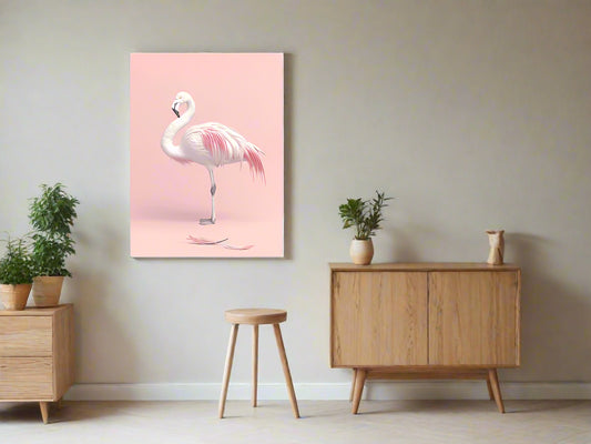 Pretty in Pink | Flamingo Wall Art | Limited Edition | Wallimals