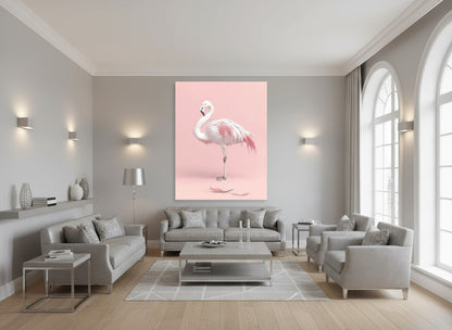 Pretty in Pink | Flamingo Wall Art | Limited Edition | Wallimals