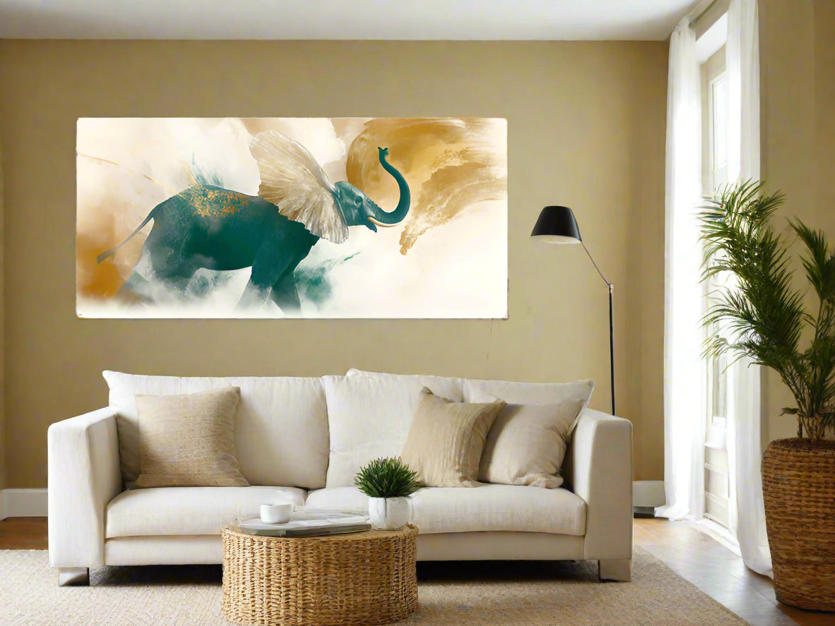 Pursuit of Happierness | Elephant Wall Art | Limited Edition | Wild Essence