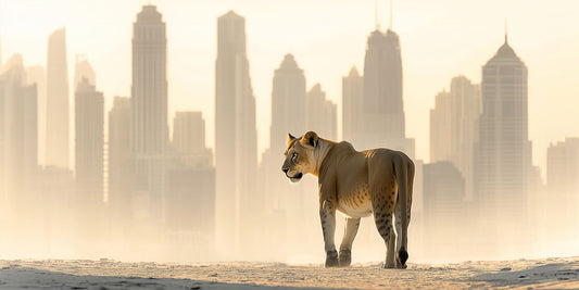Queen of the Concrete Jungle | Lioness Wall Art | Limited Edition | Wallimals