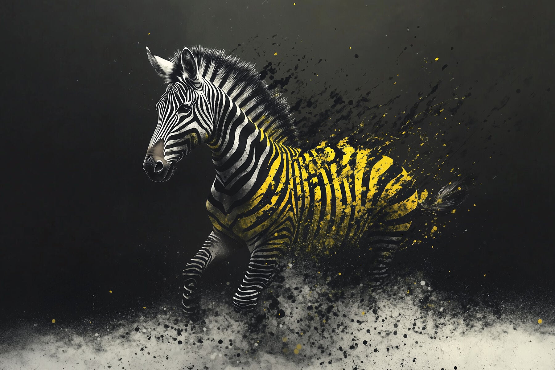 Run the Course | Zebra Wall Art | Limited Edition | Wild Essence
