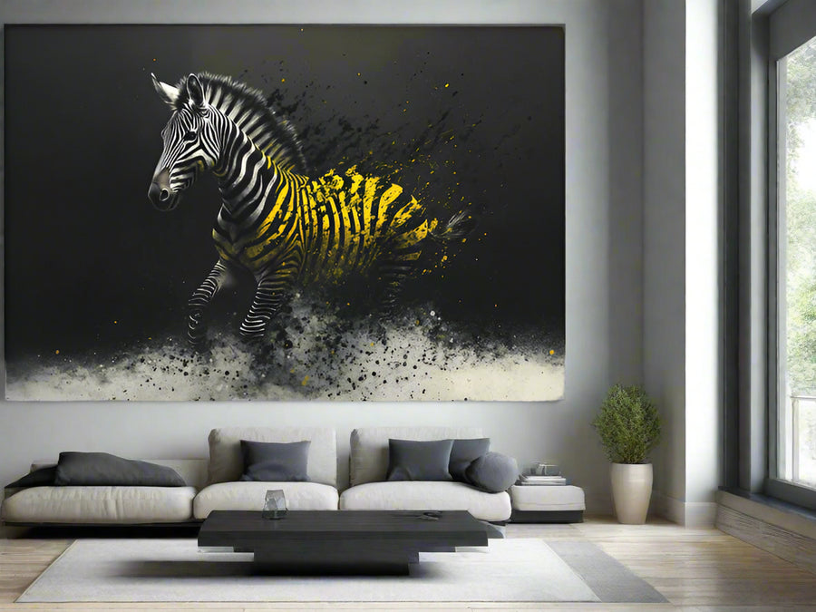 Run the Course | Zebra Wall Art | Limited Edition | Wild Essence mockup
