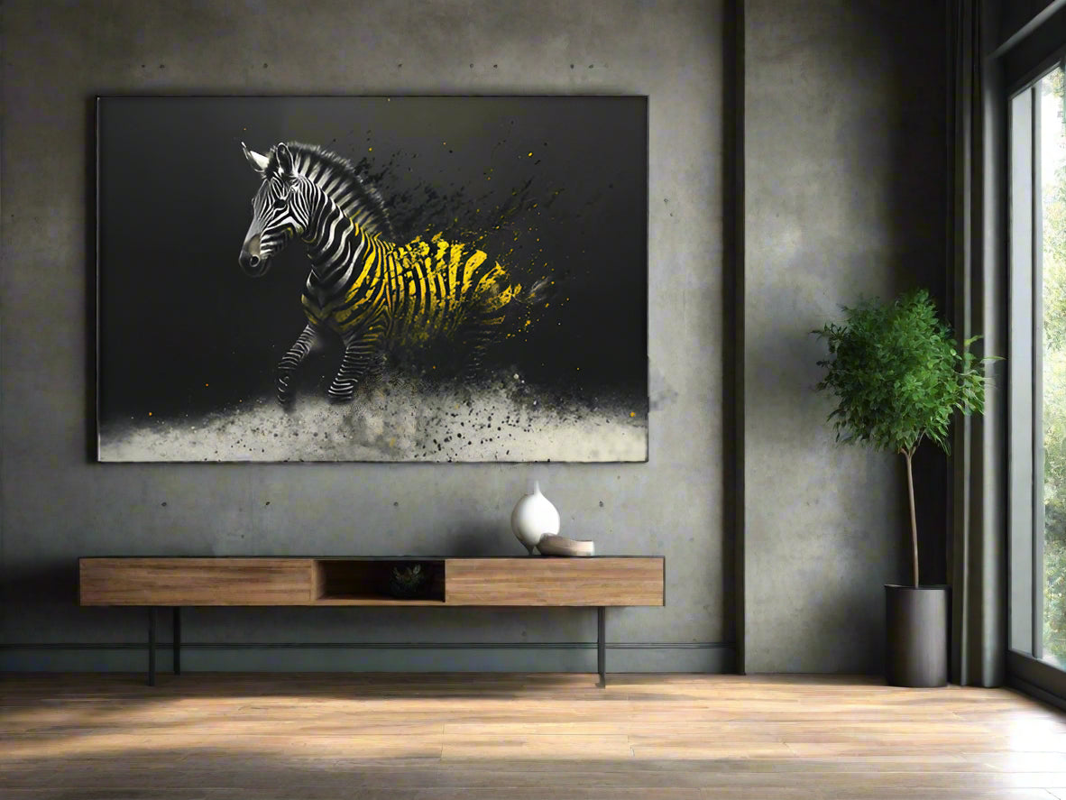Run the Course | Zebra Wall Art | Limited Edition | Wild Essence