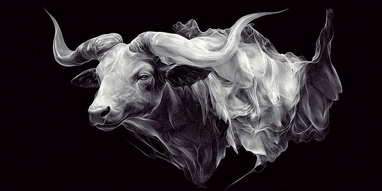 Sacred Force | Ox Wall Art | Limited Edition | Wild Essence