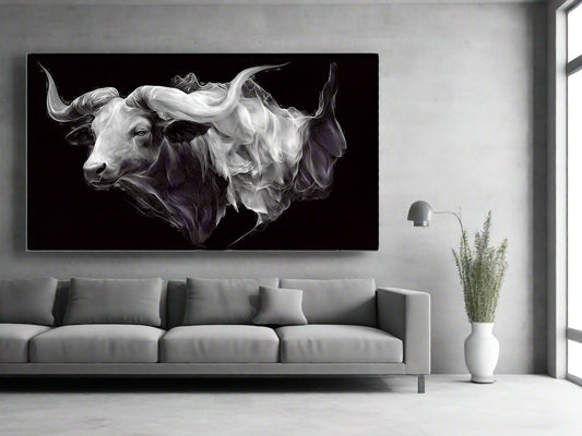 Sacred Force | Ox Wall Art | Limited Edition | Wild Essence