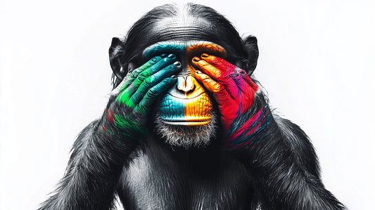 Selective Vision | Chimpanzee Wall Art | Limited Edition | Wild Essence