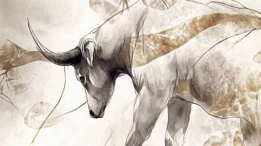 Stand Your Ground | Ox Wall Art | Limited Edition | Wallimals