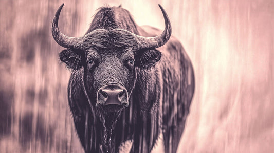 Stand in the Rain | Ox Wall Art | Limited Edition | Wild Essence