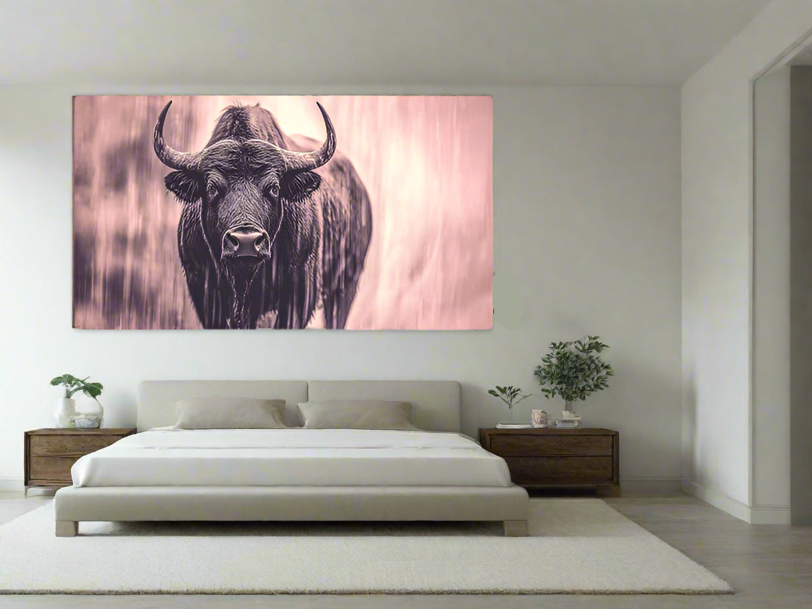 Stand in the Rain | Ox Wall Art | Limited Edition | Wild Essence