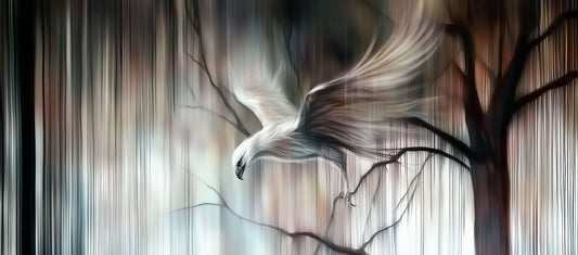 Stormy Feathers | Eagle Wall Art | Limited Edition | Wallimals