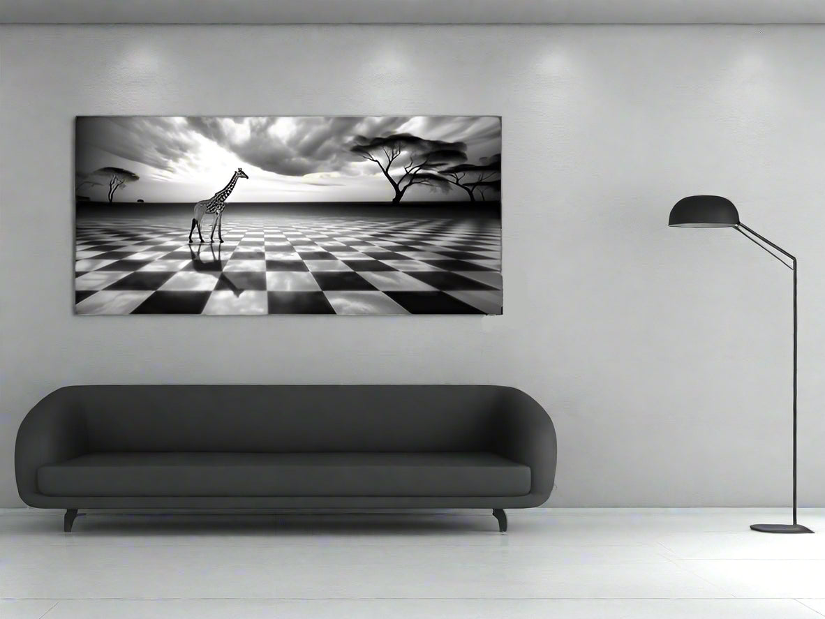 Strategically Plotting the Next Move | Giraffe Wall Art | Limited Edition | Wild Essence