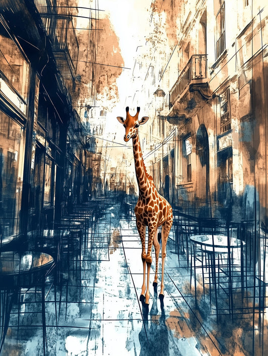 Tall Order | Giraffe Wall Art | Limited Edition | Wallimals