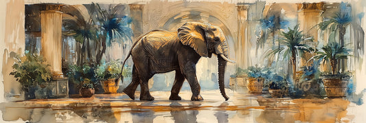 The Elephant in the Room | Elephant Wall Art | Limited Edition | Wallimals