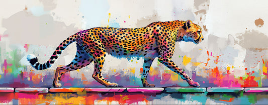 The Painting’s on the Wall | Cheetah Wall Art | Limited Edition | Wallimals