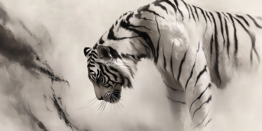 The Sound of Silence | Tiger Wall Art | Limited Edition | Wild Essence