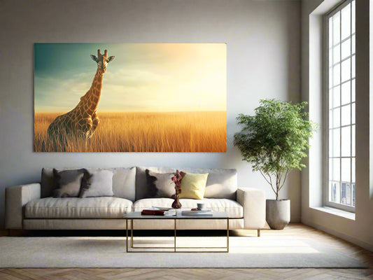 The View from Up Here | Giraffe Wall Art | Limited Edition | Wallimals