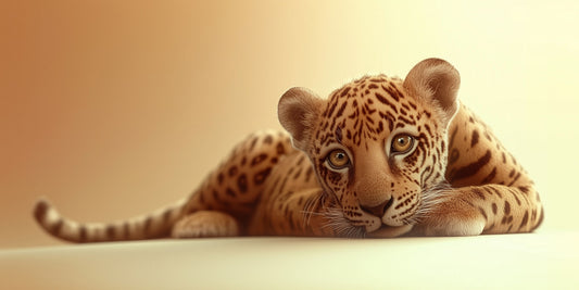 The Way You Look at Me | Leopard Cub Wall Art | Limited Edition | Wallimals