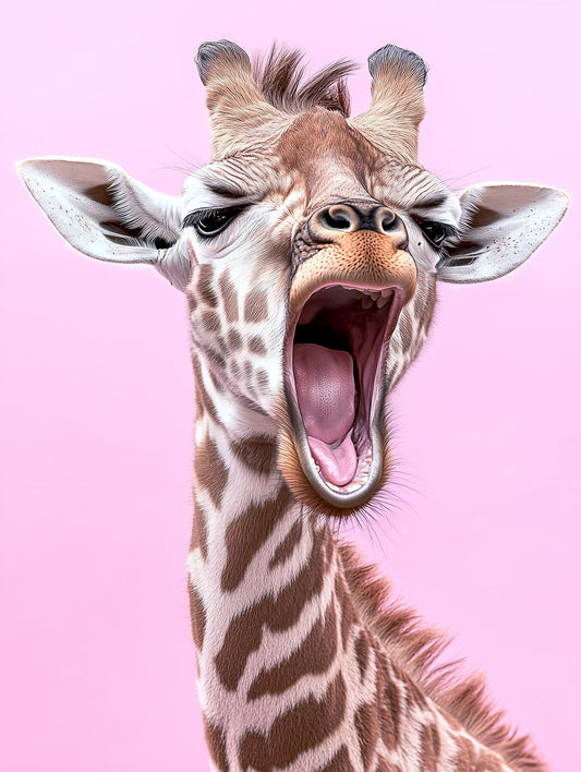 This Is How I Feel | Giraffe Wall Art | Limited Edition | Wallimals