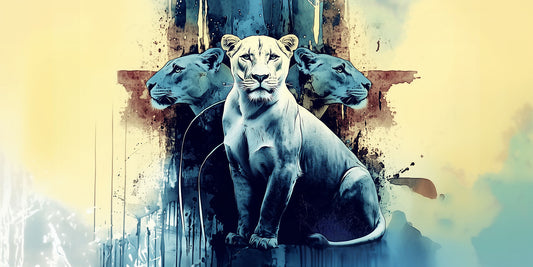This Is the Way | Lion Wall Art | Limited Edition | Wallimals