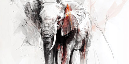 Thought Provoking | Elephant Wall Art | Limited Edition | Wild Essence