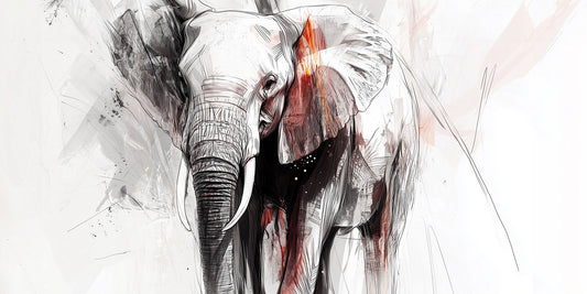 Thought Provoking | Elephant Wall Art | Limited Edition | Wild Essence