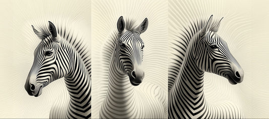 Three of a Kind | Zebra Wall Art | Limited Edition | Wild Essence