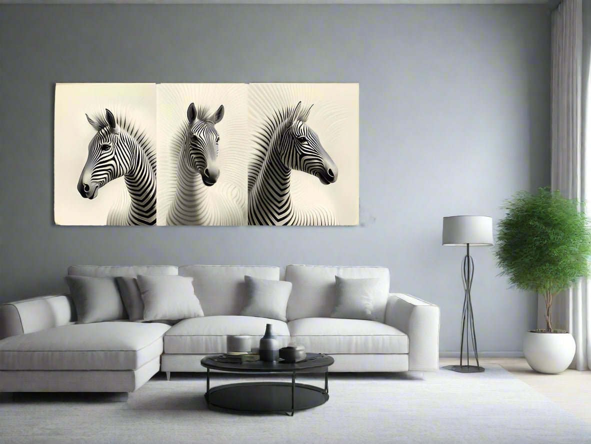 Three of a Kind | Zebra Wall Art | Limited Edition | Wild Essence