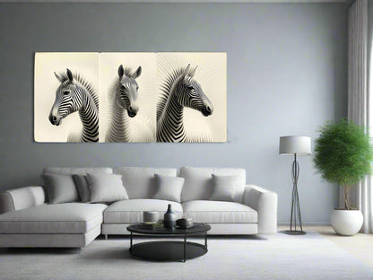 Three of a Kind | Zebra Wall Art | Limited Edition | Wild Essence
