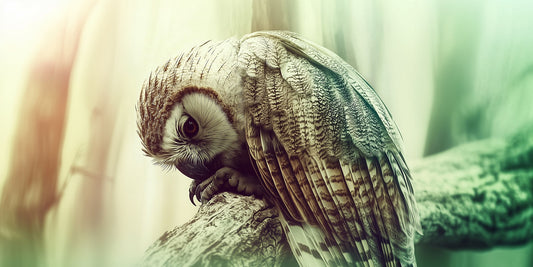 Time Out | Owl Wall Art | Limited Edition | Wallimals