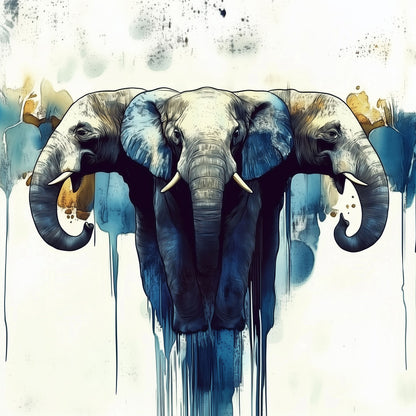 To the Power of Three | Elephant Wall Art | Limited Edition | Wild Essence