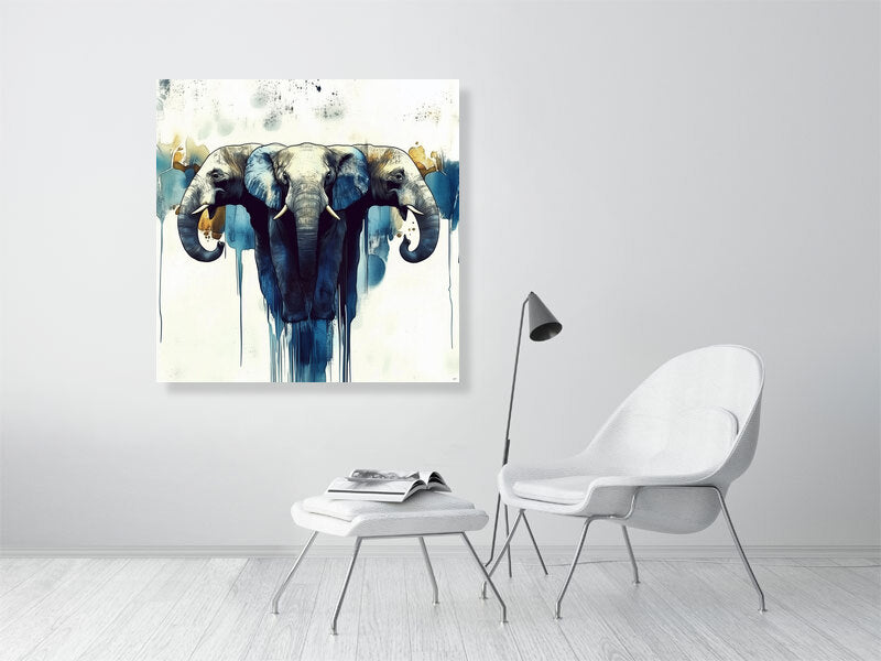 To the Power of Three | Elephant Wall Art | Limited Edition | Wild Essence