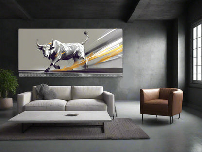 Trail Blazing | Bull Wall Art | Limited Edition | Wild Essence