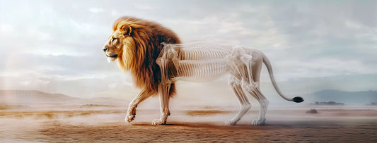 Transcendent Anatomy | Surreal Lion Wall Art | Limited Edition | Wild Essence