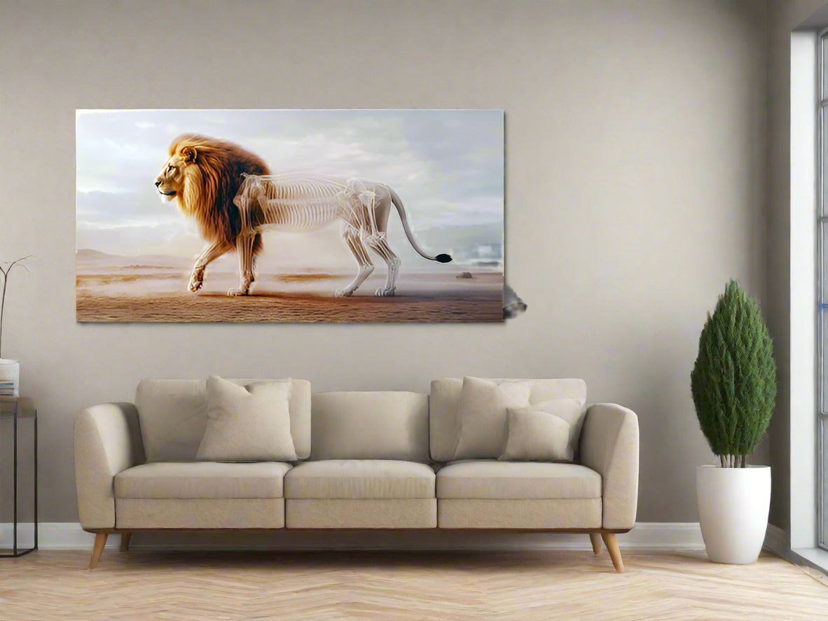 Transcendent Anatomy | Surreal Lion Wall Art | Limited Edition | Wild Essence