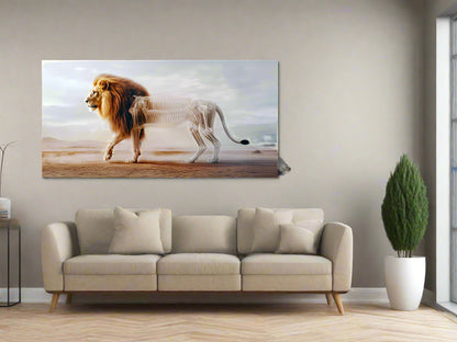 Transcendent Anatomy | Surreal Lion Wall Art | Limited Edition | Wild Essence