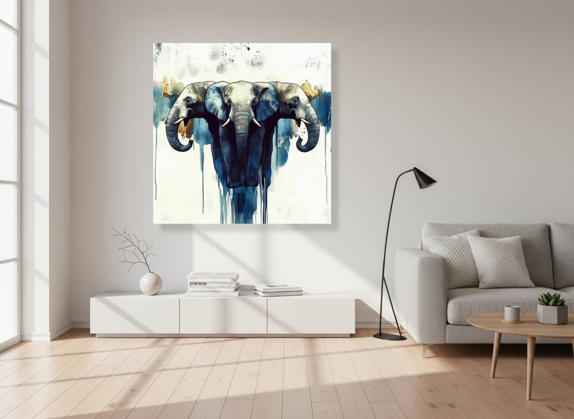 Trinity | Elephant Wall Art | Limited Edition | Wild Essence