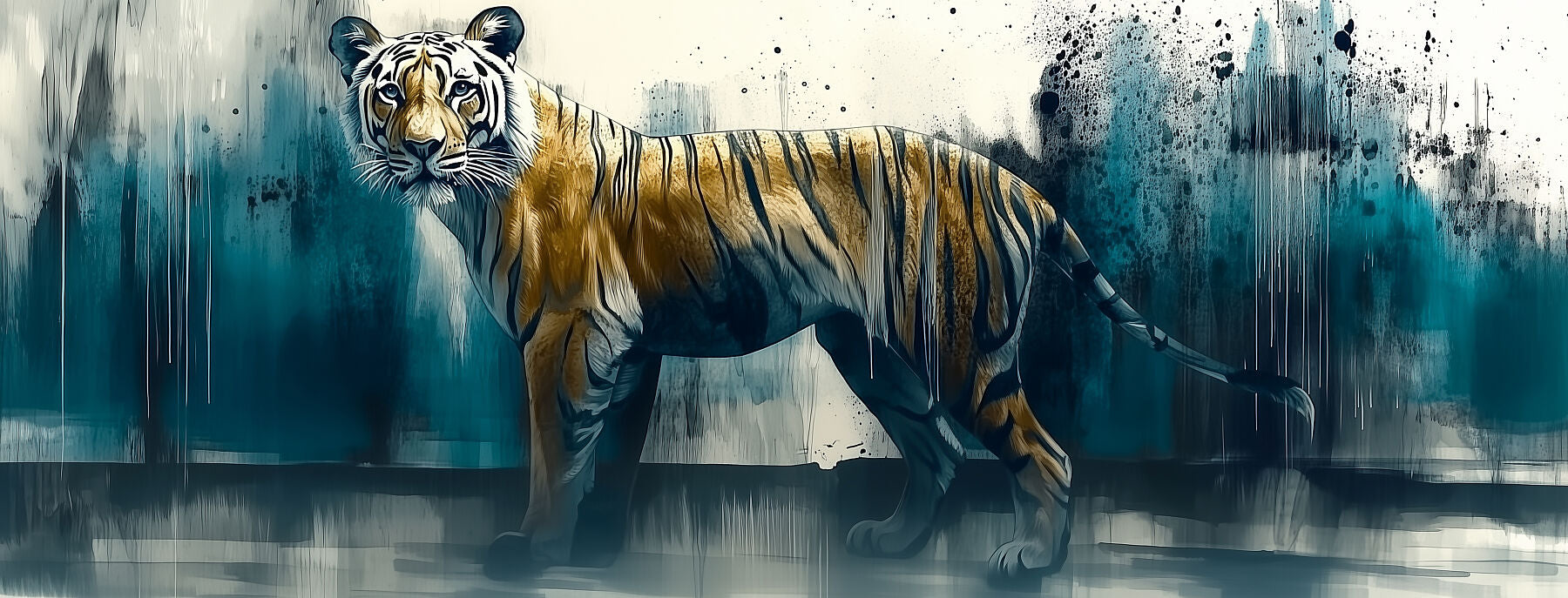Undifferentiated Consciousness | Tiger Wall Art | Limited Edition | Wallimals