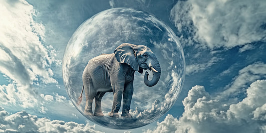 Up, Up and Away | Elephant Wall Art | Limited Edition | Wallimals