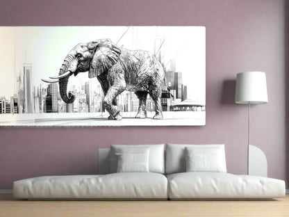 Urban Majesty | Elephant Wall Art Print | Limited Edition | Wild Essence