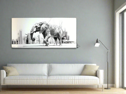 Urban Majesty | Elephant Wall Art Print | Limited Edition | Wild Essence