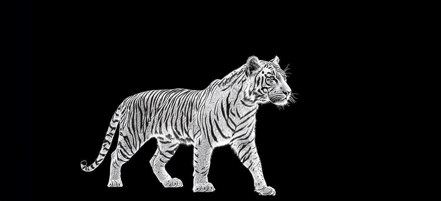 Vital Principle | Tiger Wall Art | Limited Edition | Wallimals