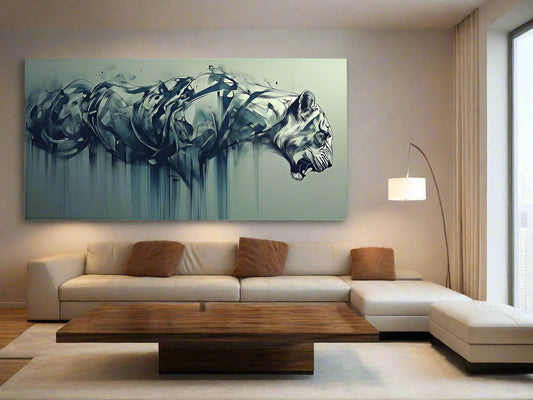 Voltage | Abstract Tiger Wall Art | Limited Edition | Wild Essence