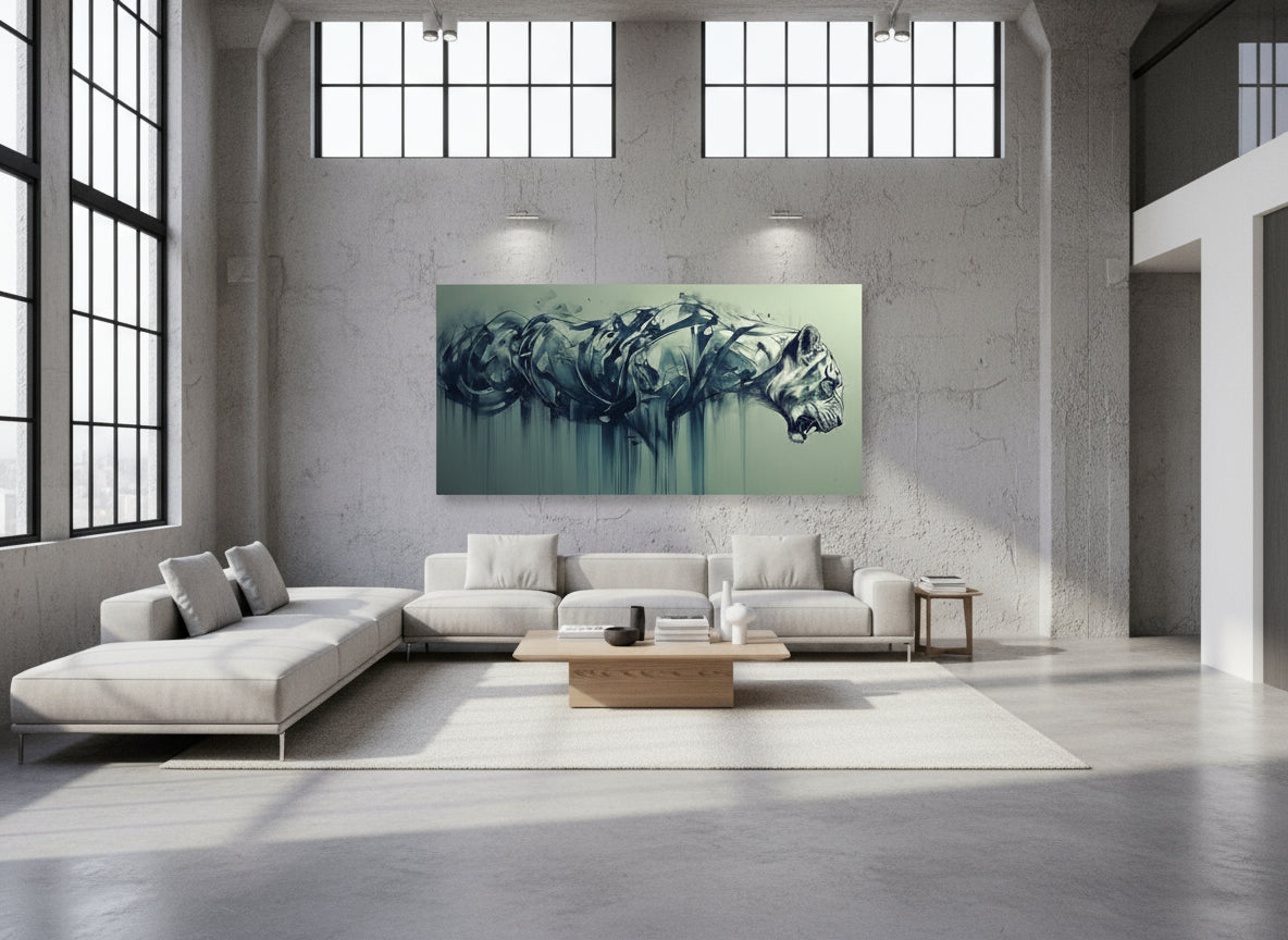 Voltage | Abstract Tiger Wall Art | Limited Edition | Wild Essence