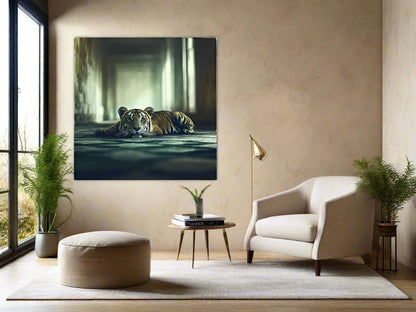 Waiting for What Comes Next | Tiger Wall Art | Limited Edition | Wallimals