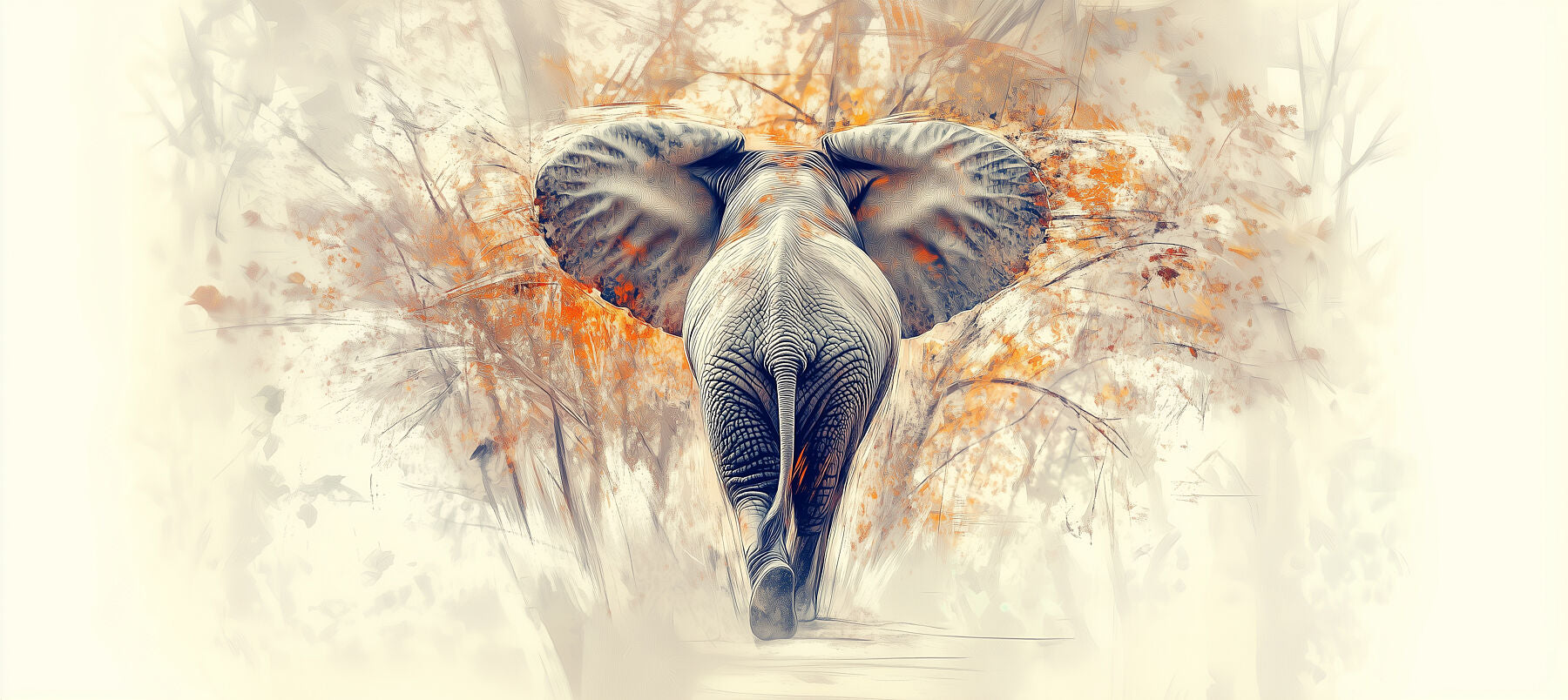 Watch My Stride | Elephant Wall Art | Limited Edition | Wild Essence