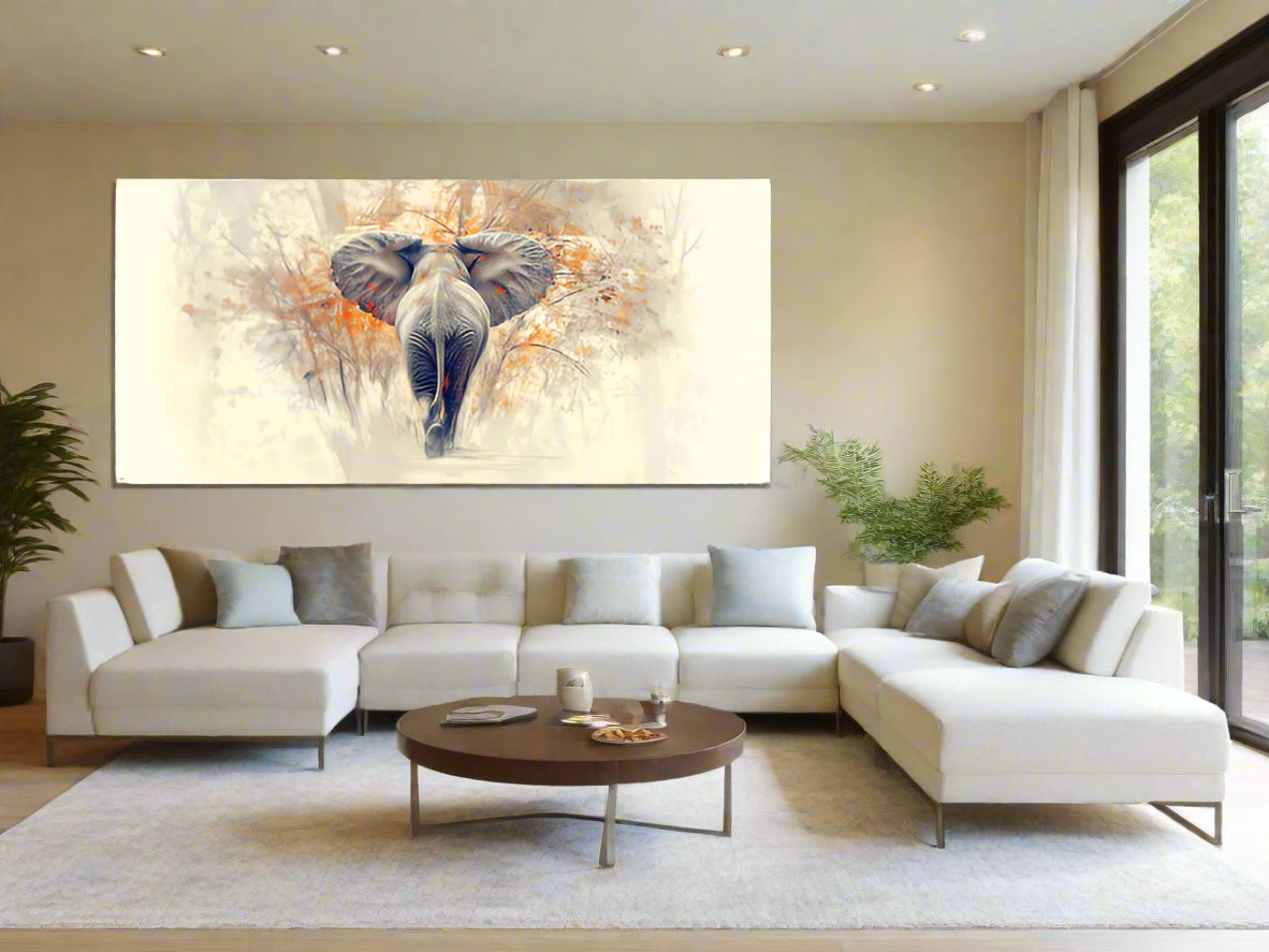 Watch My Stride | Elephant Wall Art | Limited Edition | Wild Essence