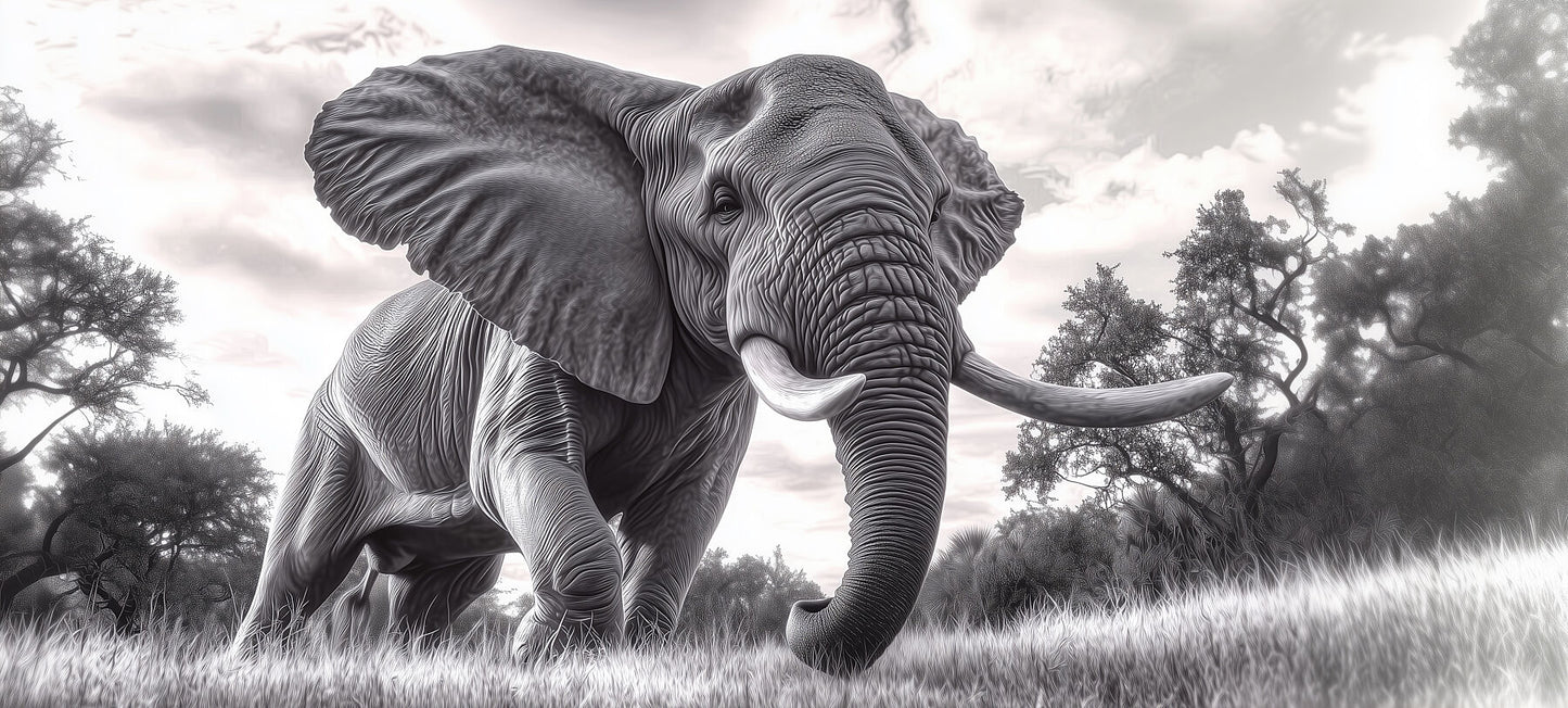 We’re All in This Together | Elephant Wall Art | Limited Edition | Wallimals