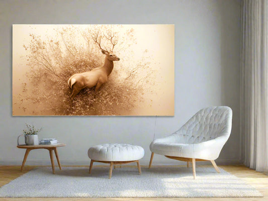 Weightless Bloom | Deer Wall Art | Limited Edition | Wild Essence