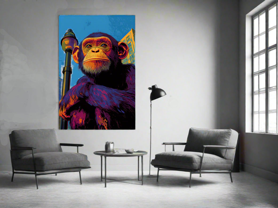 What Once Were | Chimpanzee Wall Art | Limited Edition | Wallimals